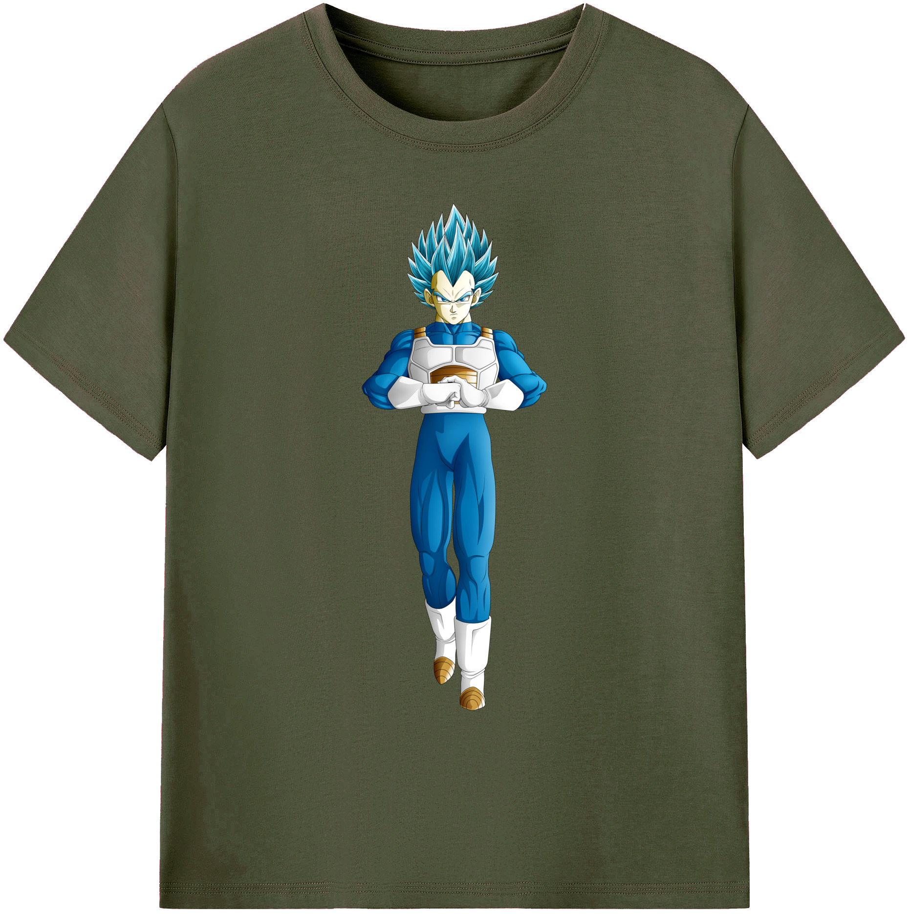 （画像用） ドラゴンボール ベジータ四世（Bejīta Yonsei）DRAGON BALL Vegeta IV 綿100％ メンズ半袖Tシャツ｜肌触りやわらか＆通気性